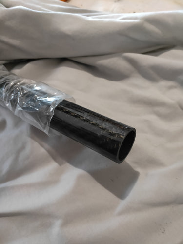 Carbon fibre tube, 26mm OD, 22mm ID, 2200mm long.